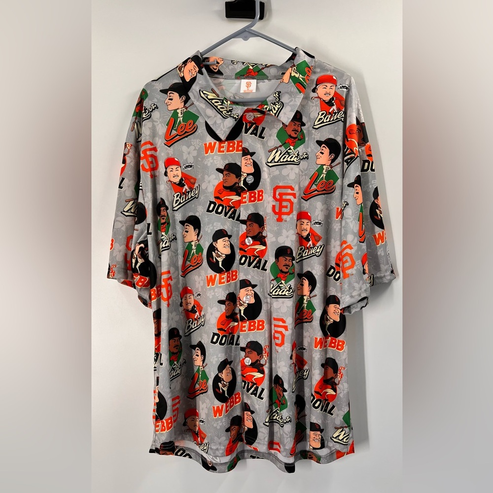 SF Giants Players Aloha shirt
